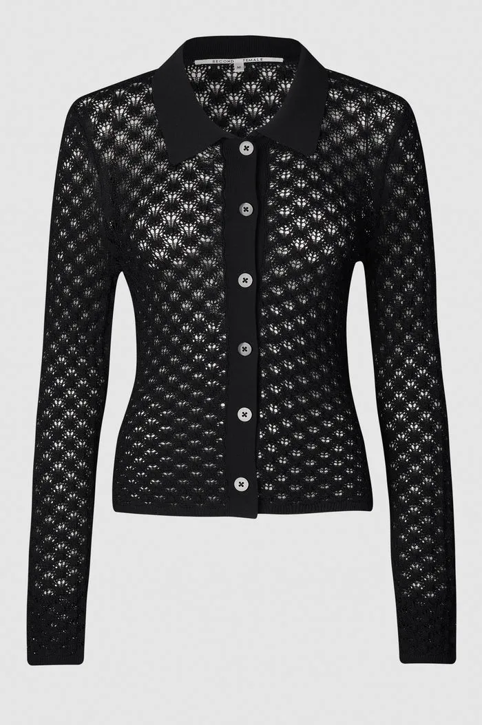 WILDA  CARDIGAN BLACK